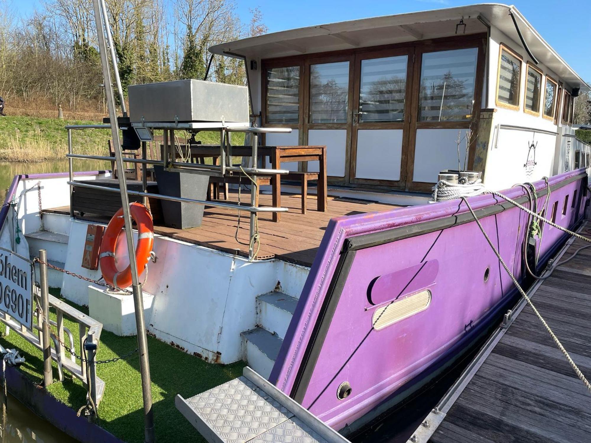 Nuit Insolite A Bord D'Une Peniche, 6 Personnes Bergues Esterno foto